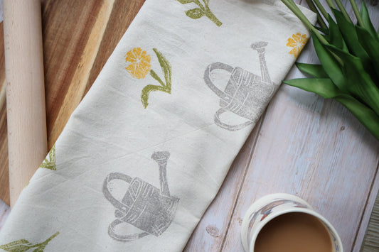 Cottage Garden 100% Organic Cotton Tea Towel