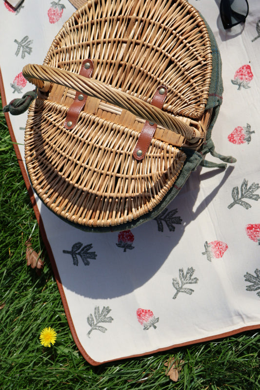 Block Printed Picnic Blanket
