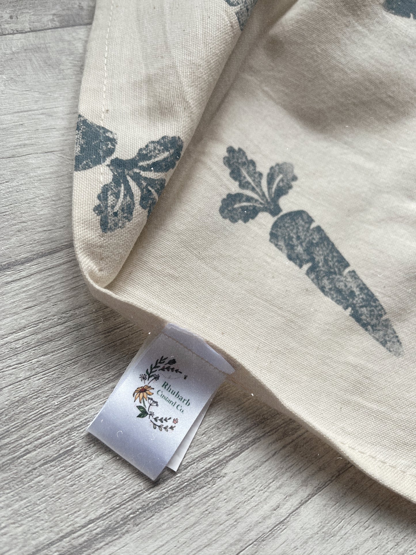 Vegetables Organic Tea towel set