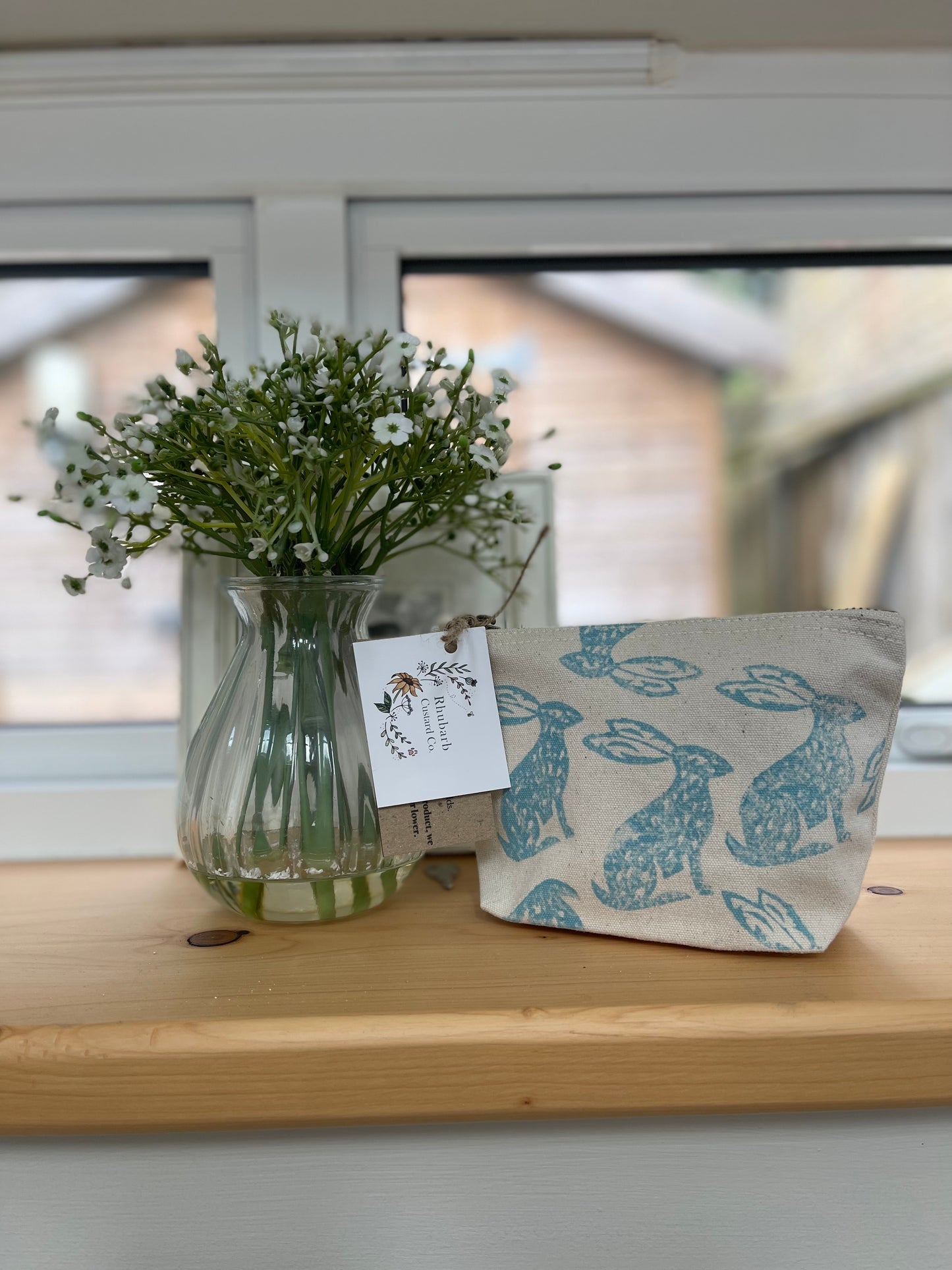 Hares Small Cosmetic Bag