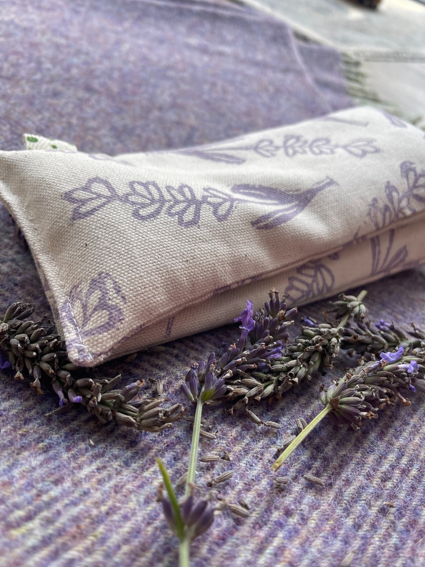 Lavender Eye Pillow- Block printed