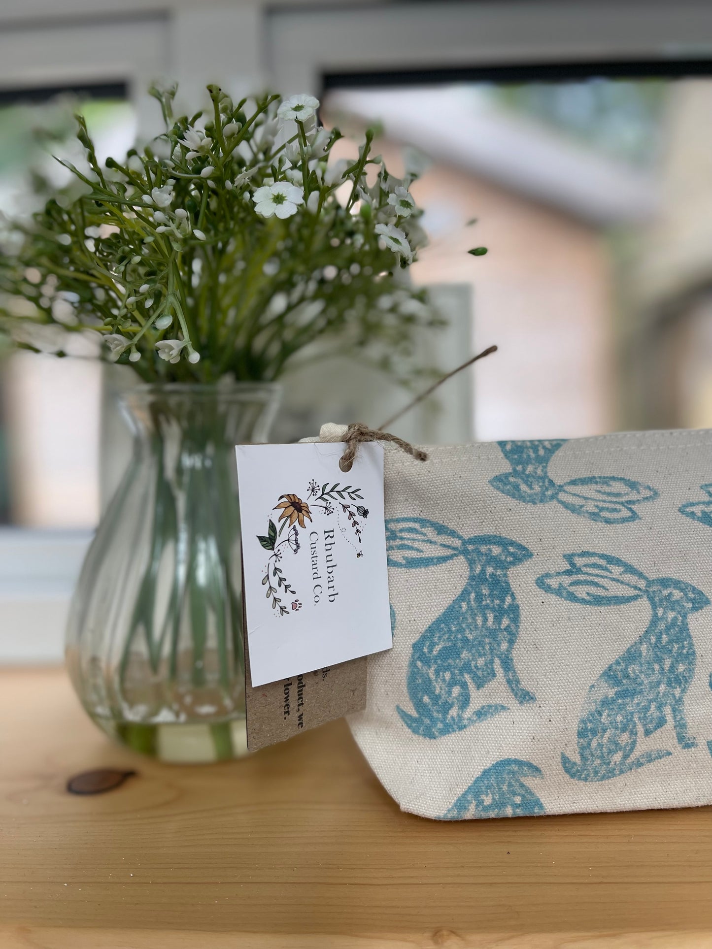 Hares Small Cosmetic Bag