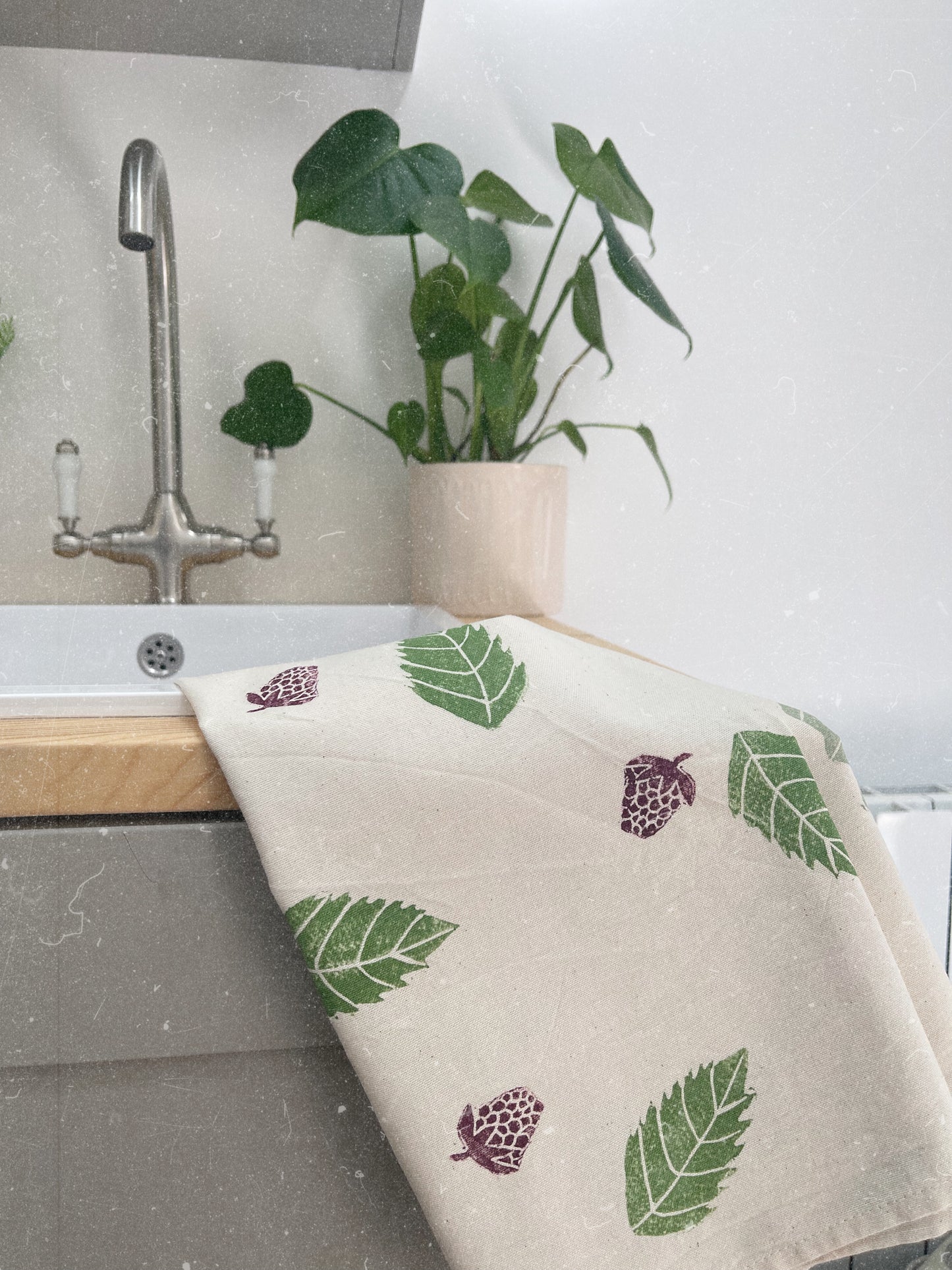 Autumnal Organic Cotton Tea Towel Set