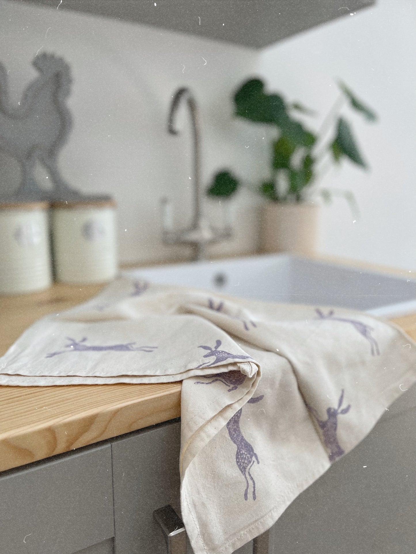 Jumping Hare Organic Tea Towel