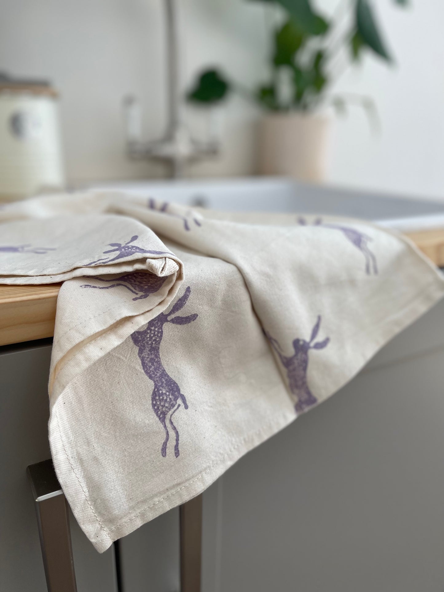 Hares Organic Tea Towel Set