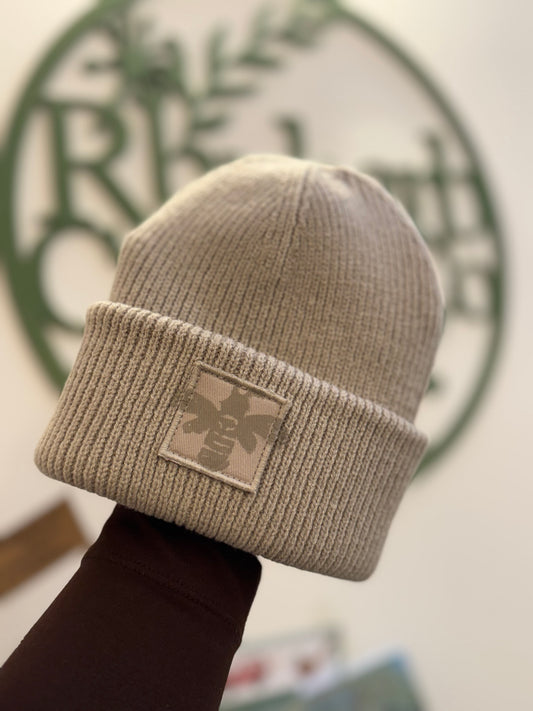 Block Printed Beanie- Adult