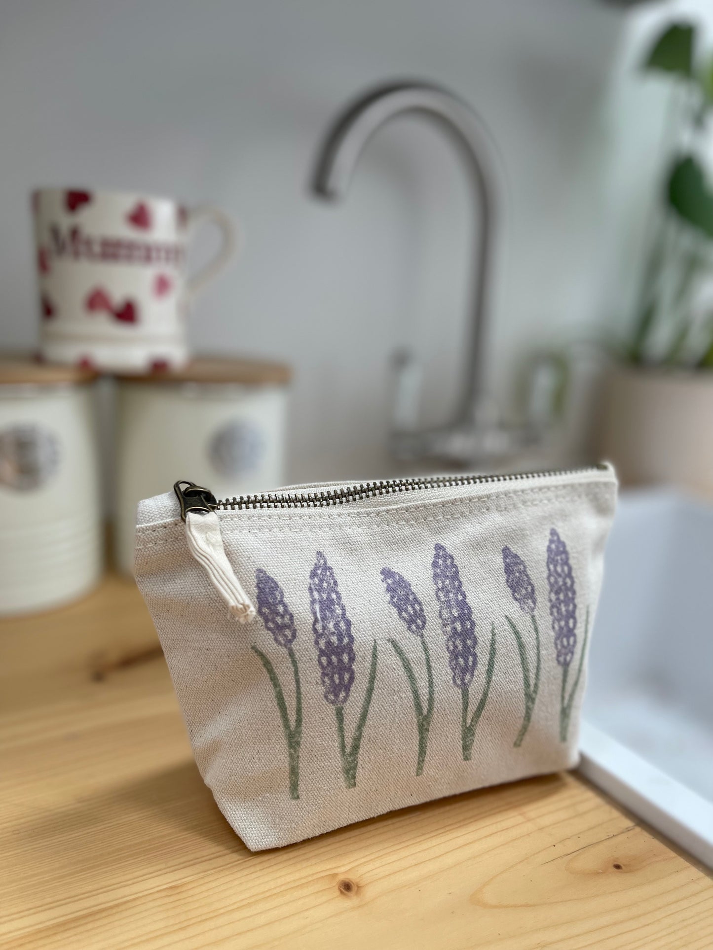 Lavender Small Cosmetic Bag