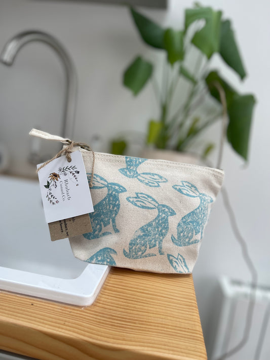 Hares Small Cosmetic Bag