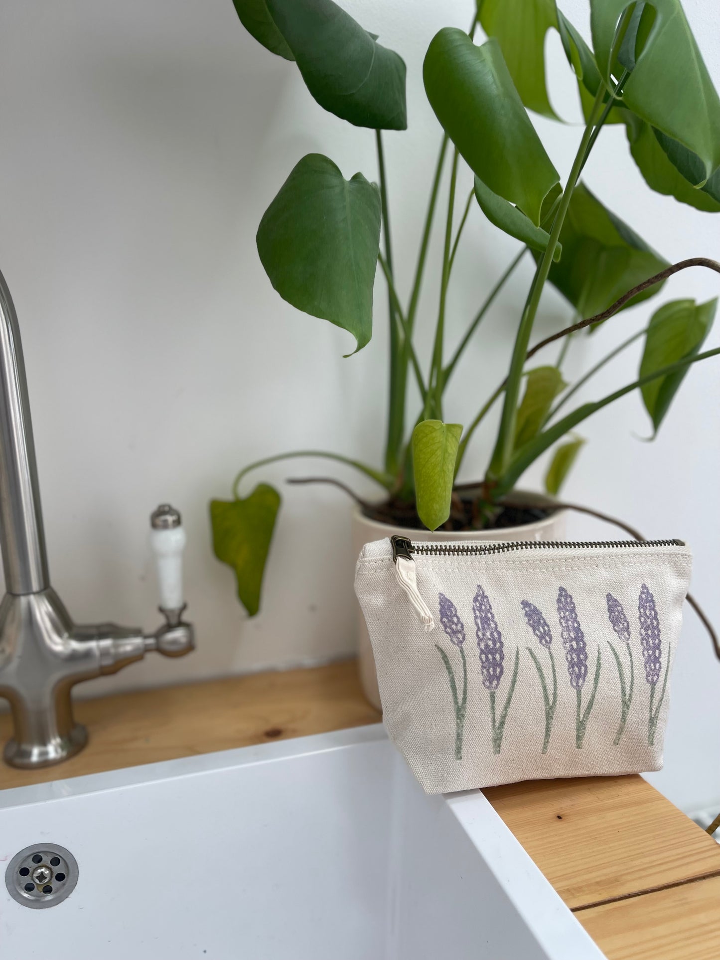 Lavender Small Cosmetic Bag