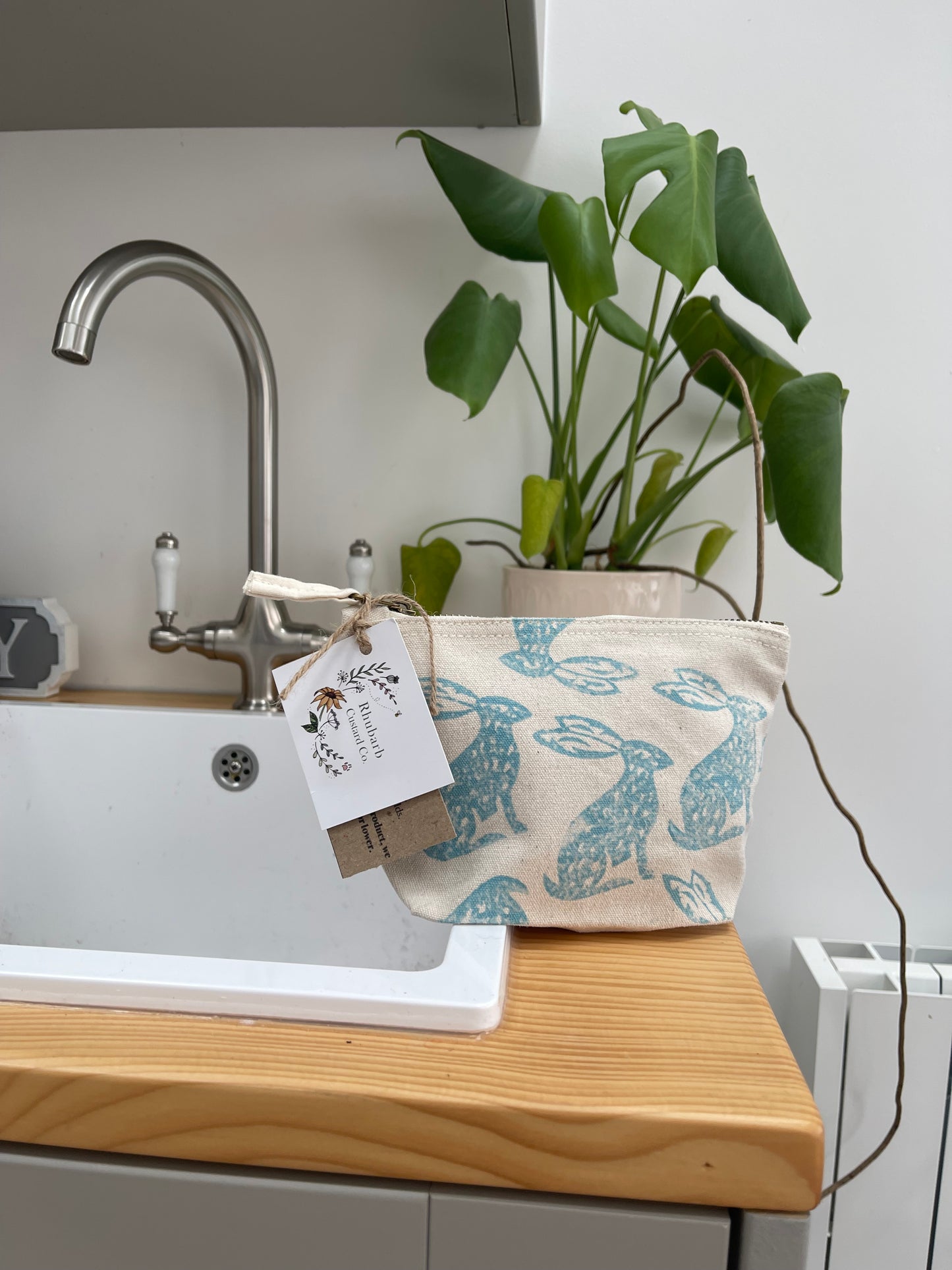 Hares Small Cosmetic Bag