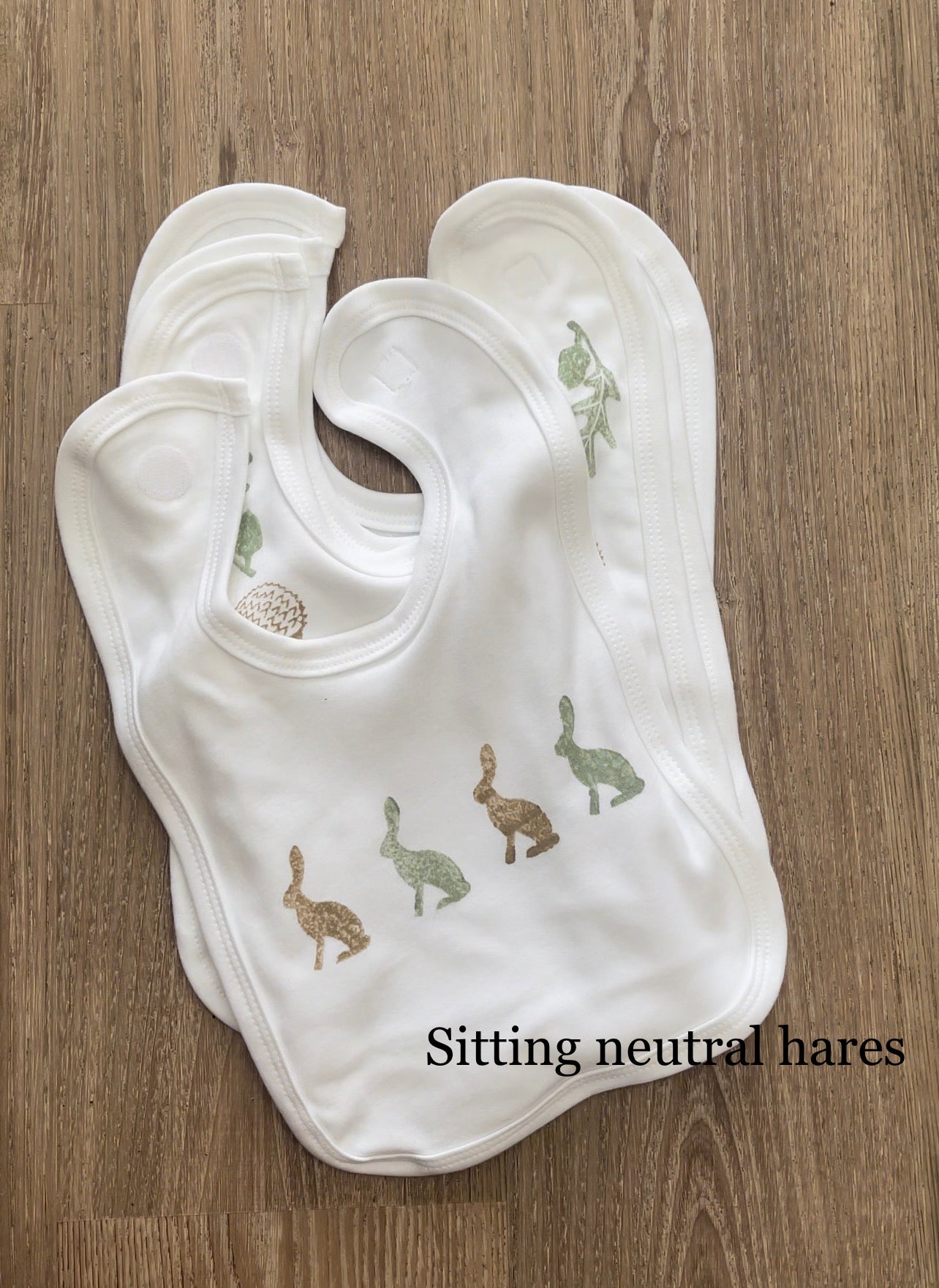 Baby bibs- Block printed by hand