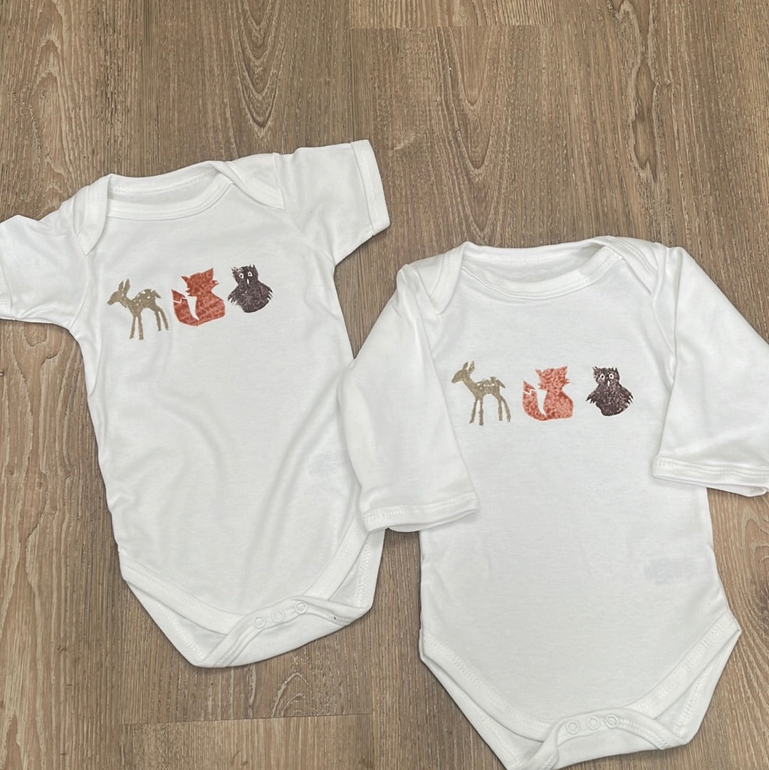 Woodland Friends Baby Grow