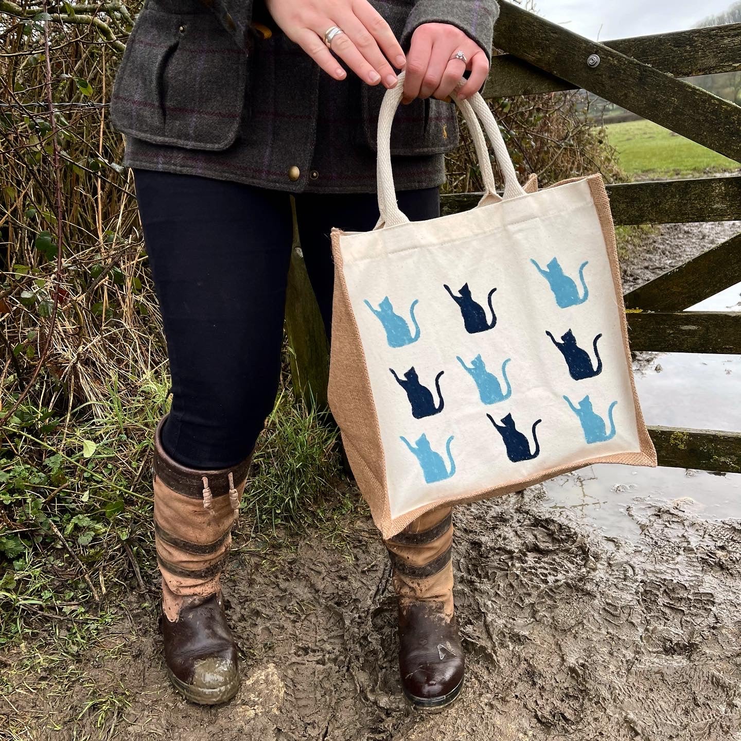 Block Printed Canvas Bags