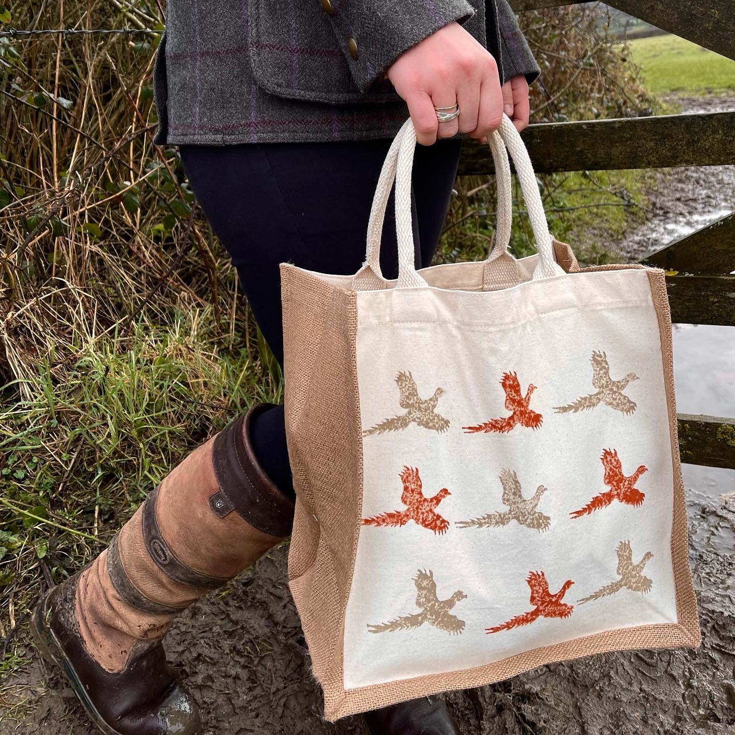 Block Printed Canvas Bags