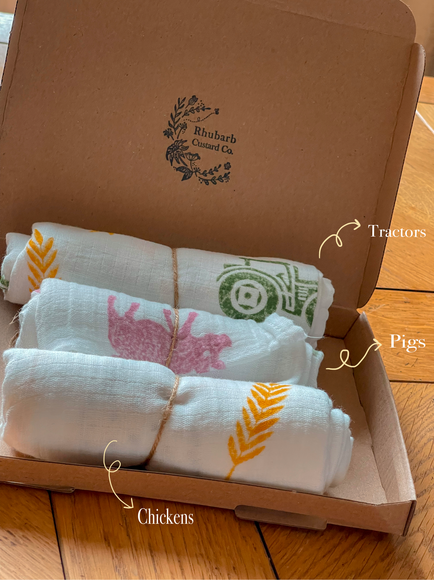Farm Life Baby Muslin Set