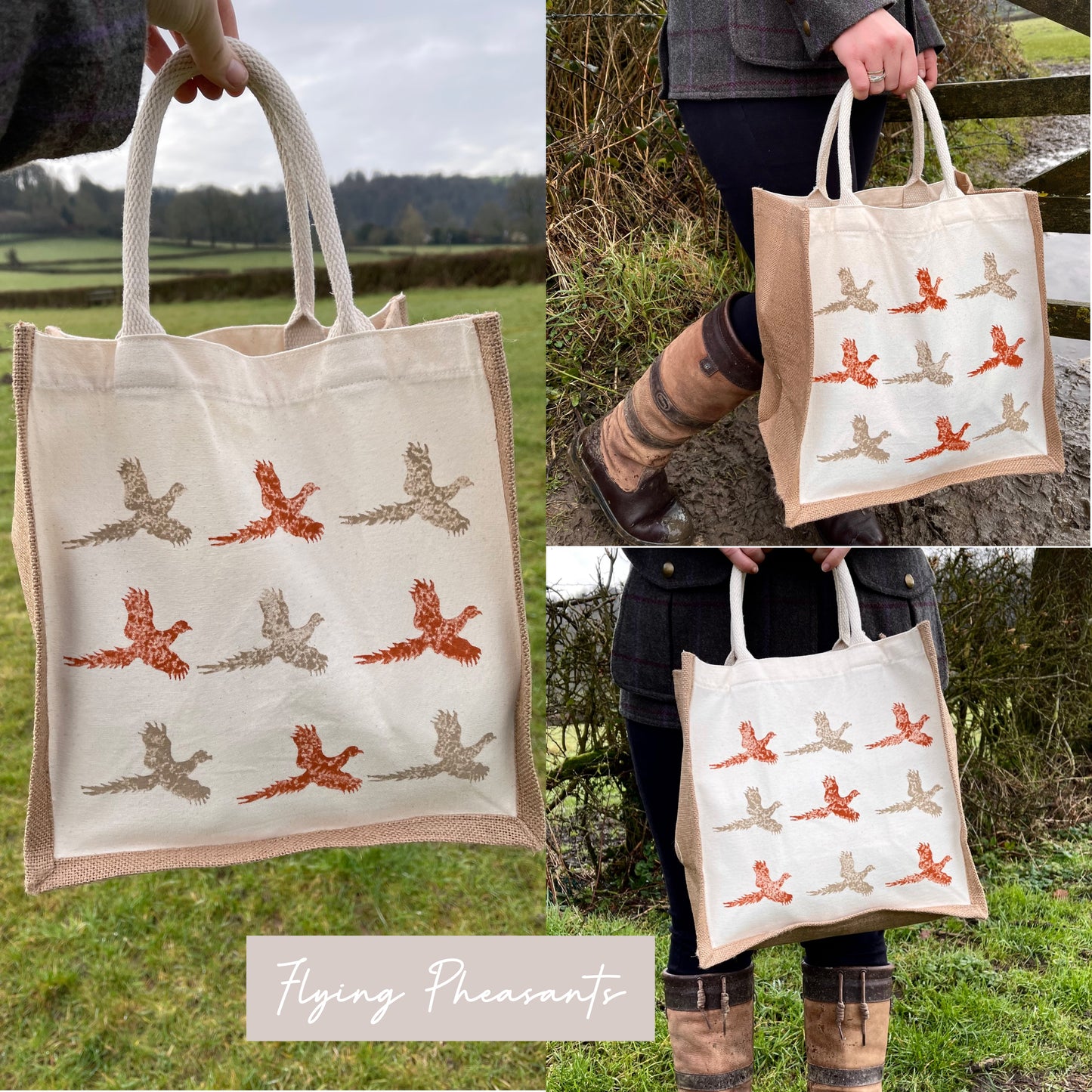 Block Printed Canvas Bags