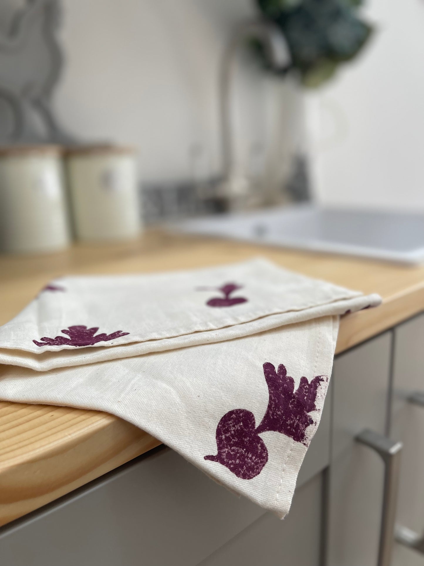 Vegetables Organic Tea towel set