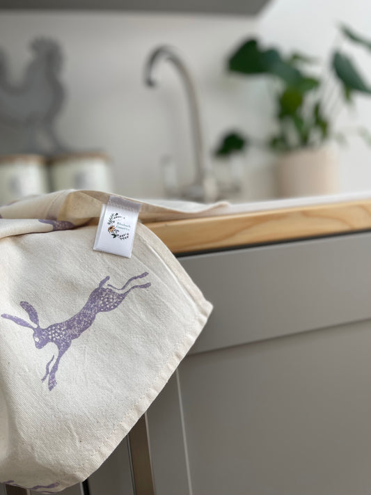 Jumping Hare Organic Tea Towel