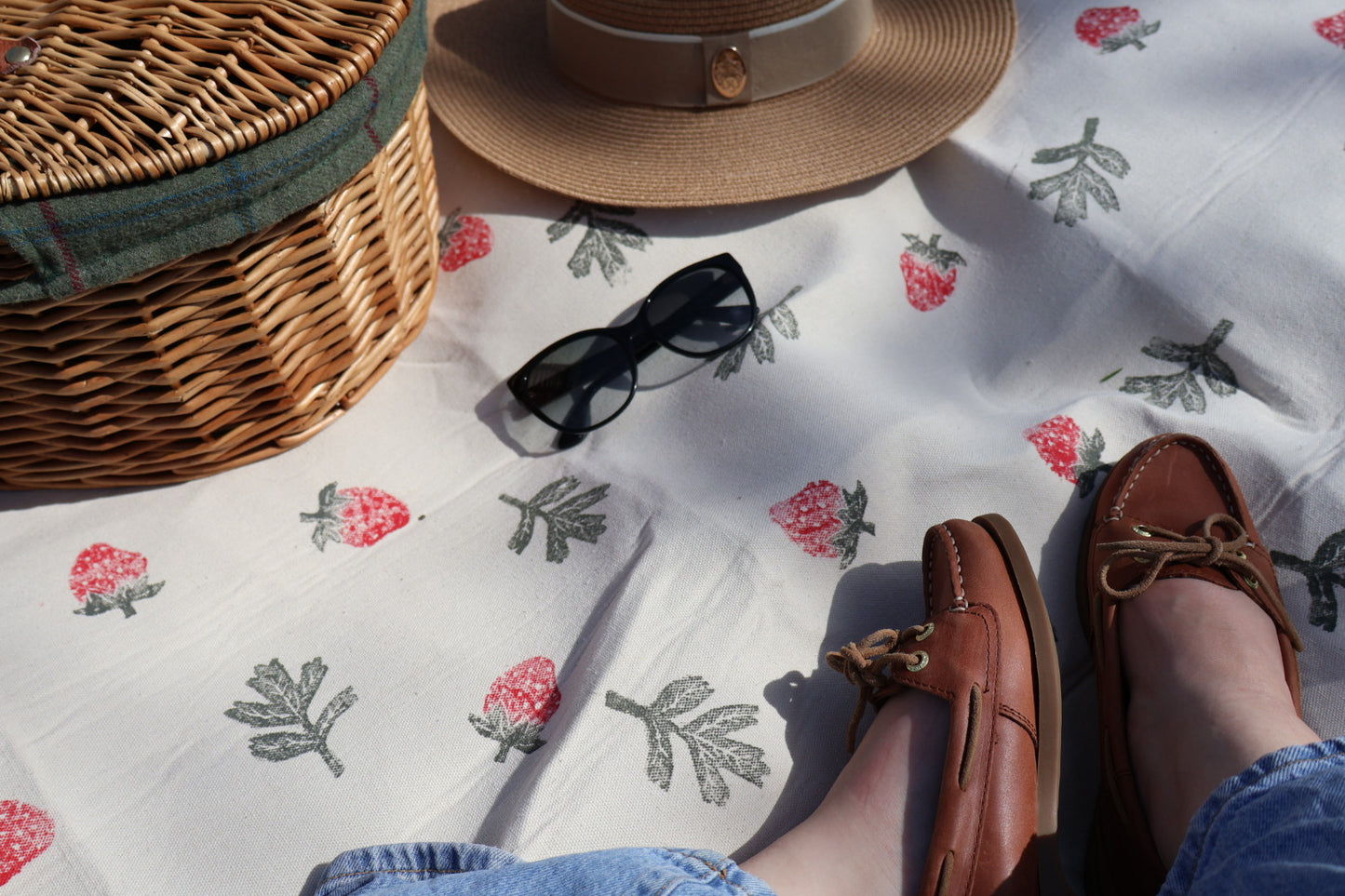 Block Printed Picnic Blanket