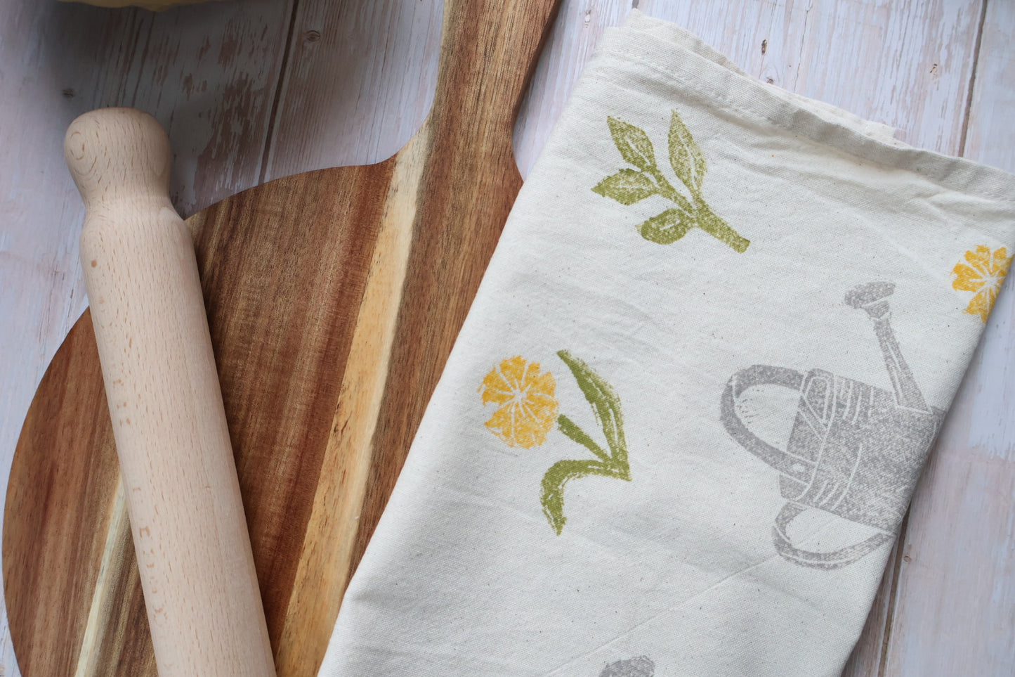 Cottage Garden 100% Organic Cotton Tea Towel
