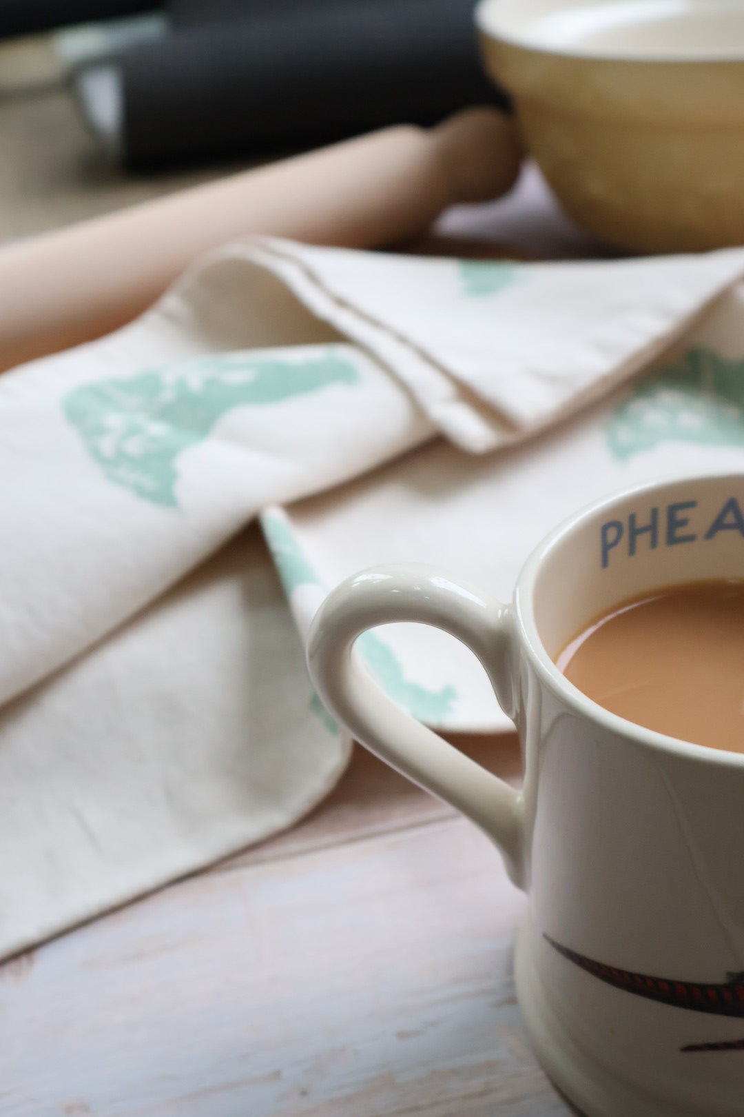 Wildflower Chicken 100% Organic Cotton Tea Towel