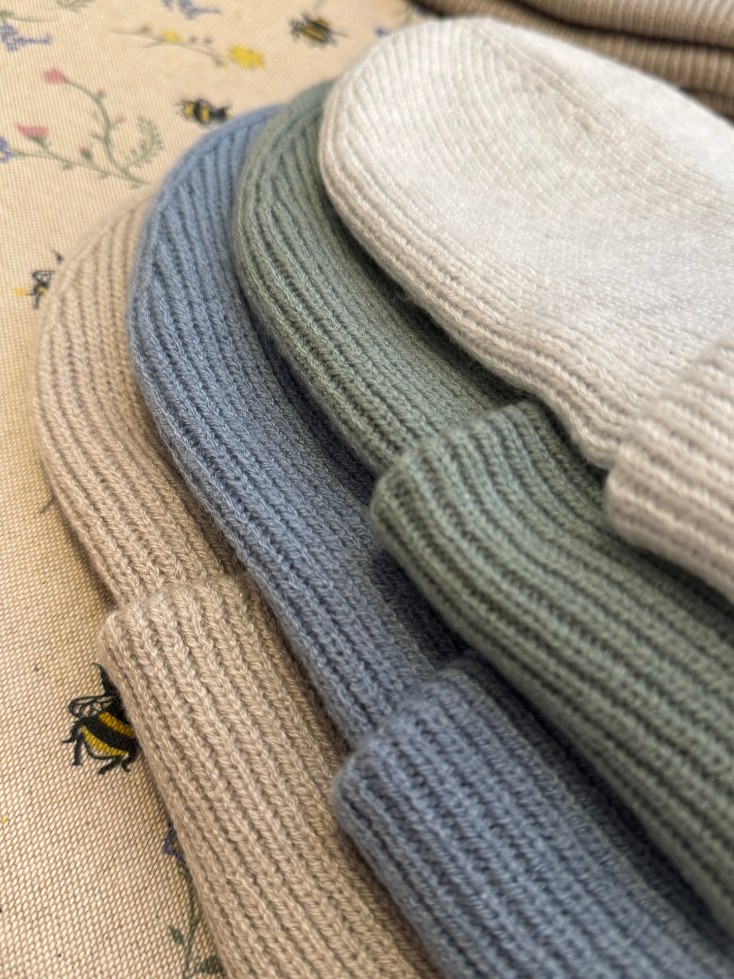 Block Printed Beanie- Adult