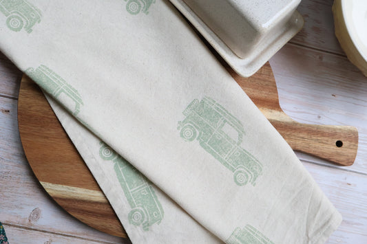 Land Rover 100% Organic Cotton Tea Towel