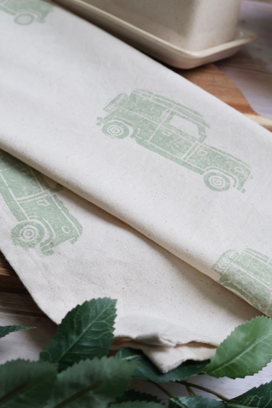 Land Rover 100% Organic Cotton Tea Towel