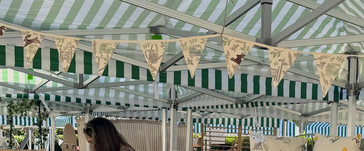 Hand printed Bunting