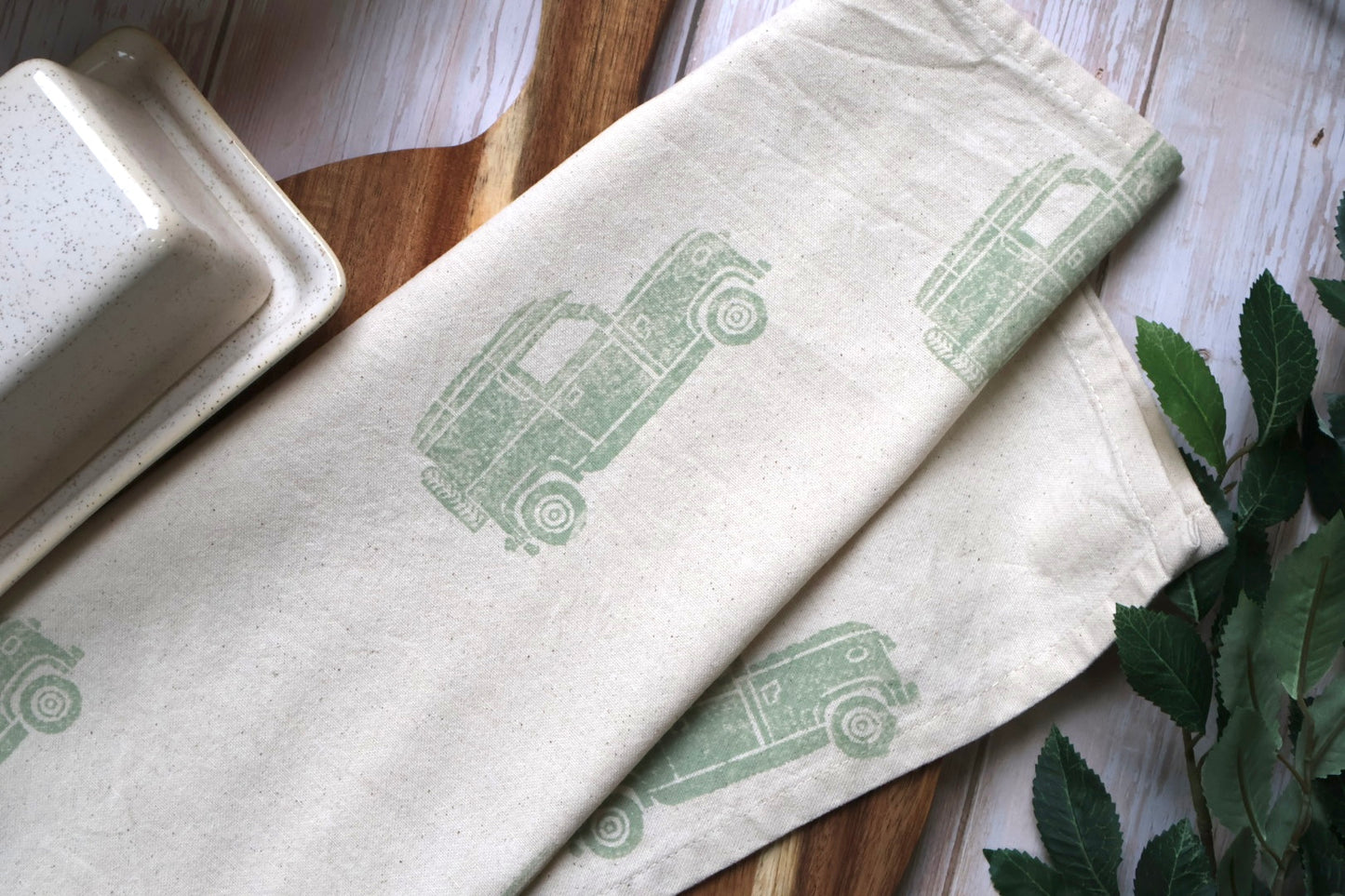 Land Rover 100% Organic Cotton Tea Towel
