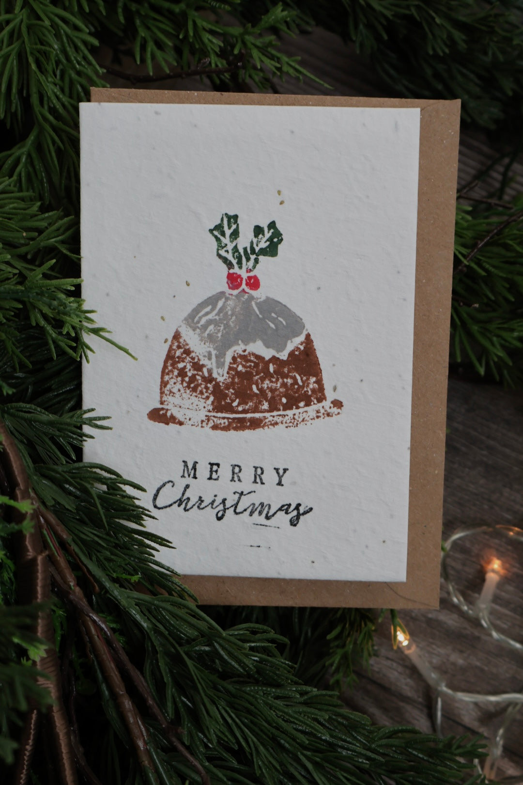 Wildflower Christmas Cards- Hand printed