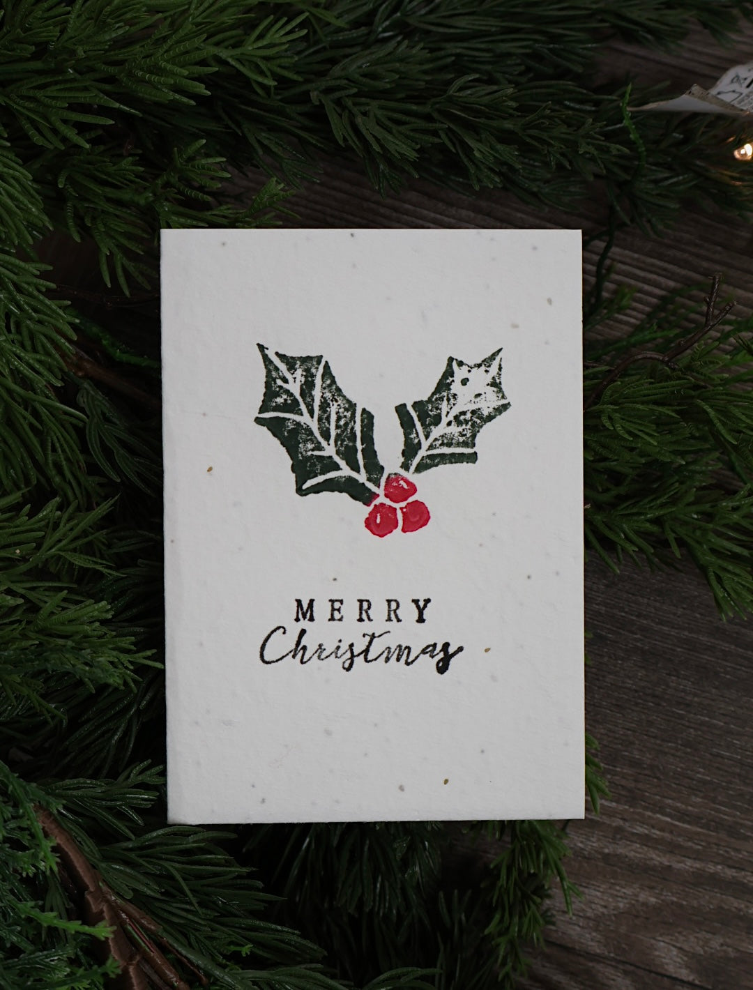 Wildflower Christmas Cards- Hand printed